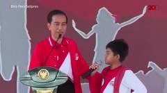 Pak Jokowi terkejut dengar jawaban dari anak-anak Pekanbaru saat ditanya cita-cita pada Hari Anak Nasional 2017