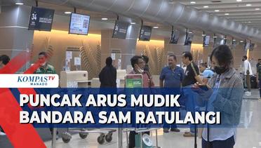 Arus Balik Di Bandara Sam Ratulangi Manado Capai 5.270 penumpang