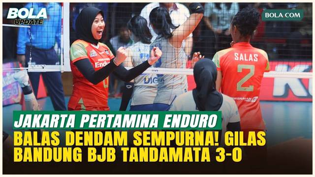 Misi Balas Dendam Sukses, Jakarta Pertamina Enduro Tak Beri Ampun Bandung BJB