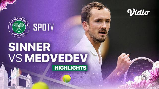 Gentlemen's Singles - Jannik Sinner (ITA) vs Daniil Medvedev - Highlights | Wimbledon 2024 - Gentlemen's Singles