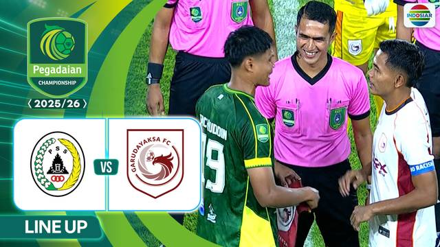PSS Sleman vs Garudayaksa FC | Line Up & Kick Off Pegadaian Championship 2025/26