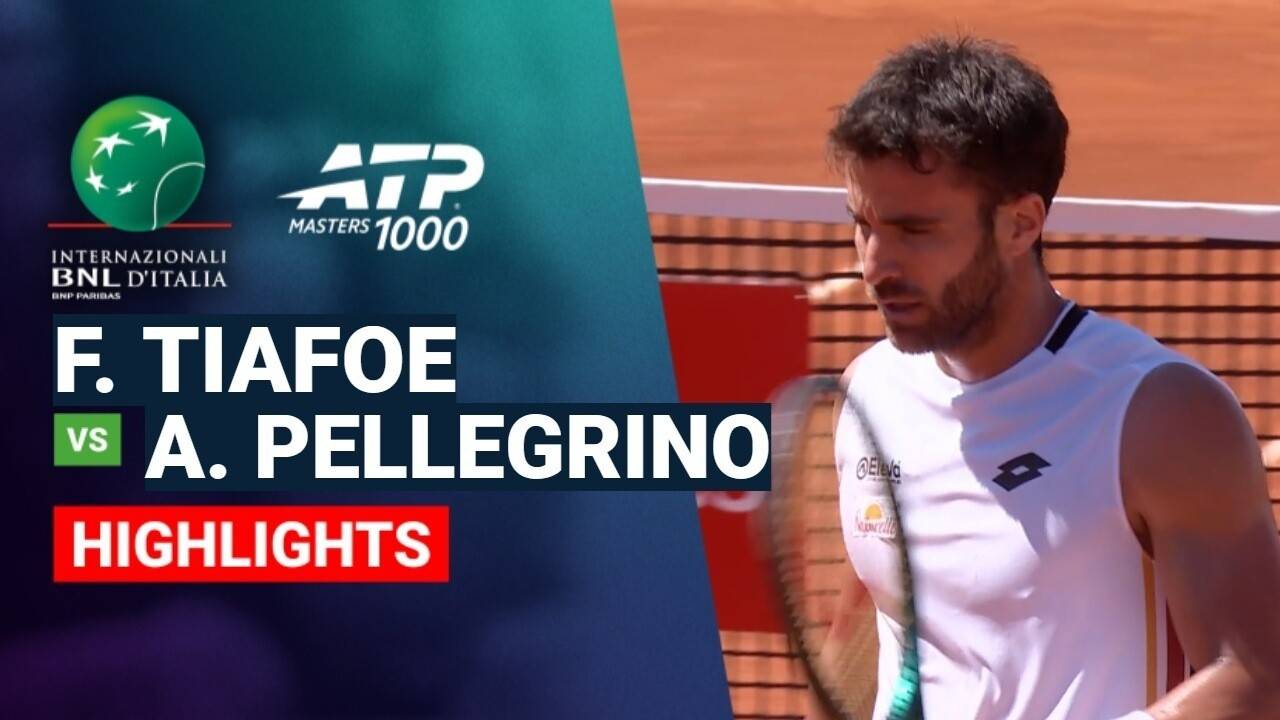 Frances Tiafoe vs Andrea Pellegrino - Round 3 (BNP Paribas Arena) | ATP 1000: Internazionali BNL d'Italia 2026