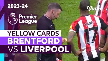 Kartu Kuning | Brentford vs Liverpool | Premier League 2023/24