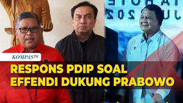 PDIP Tegaskan Effendi Simbolon Tetap Dukung Ganjar di Pilpres 2024