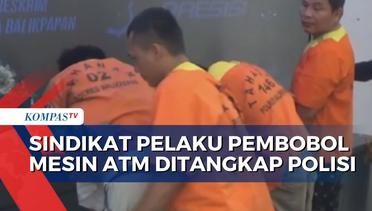 Polisi Tangkap 4 Pembobol Mesin ATM di Balikpapan, 2 Orang Ditembak!