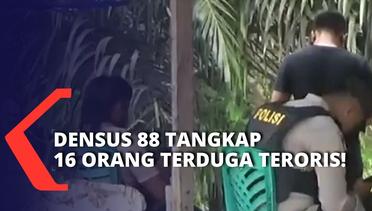 Densus 88 Tangkap & Bawa 16 Orang Terduga Teroris dari Sumatra Barat ke Jakarta