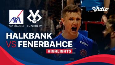Halkbank vs Fenerbahce Parolapara -  Highlights | Men's Turkish Cup 2023/24