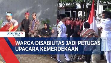Semangat Penyandang Disabilitas di Malang, Jadi Petugas Upacara HUT RI Ke-78