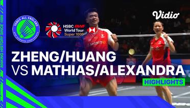Mixed Doubles: Zheng Si Wei/Huang Ya Qiong (CHN) vs Mathias Christiansen/Alexandra Boje (DEN) - Highlights | Yonex All England Open Badminton Championships