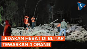 Ledakan Hebat Terjadi di Ponggok Blitar, 4 Tewas dan 25 Rumah Rusak