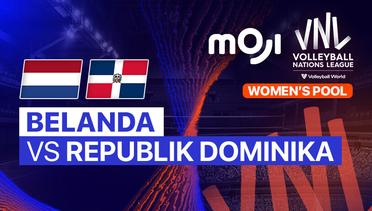 Belanda vs Republik Dominika - Full Match | Women's Volleyball Nations League 2024