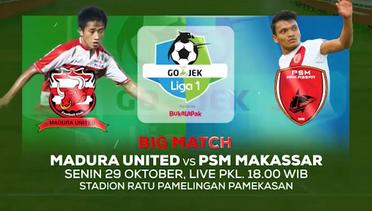 BIG MATCH! Madura United vs PMS Makassar! - 29 Oktober 2018