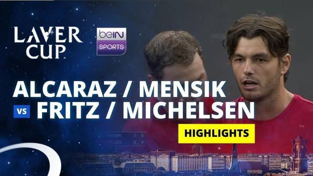 C. Alcaraz/J. Mensik vs T. Fritz/A. Michelsen - Highlight | Laver Cup 2025