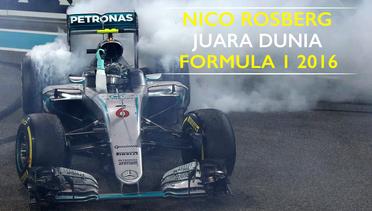 Nico Rosberg Mengasapi Sirkuit Usai Juara Dunia F1 2016