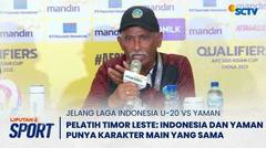 Pelatih Timor Leste: Indonesia dan Yaman Punya Karakter Main yang Sama | Liputan 6 Sport