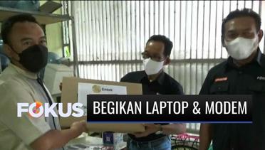 YPP Memberikan Laptop dan Modem untuk Siswi MI di Gresik Jawa Timur | Fokus
