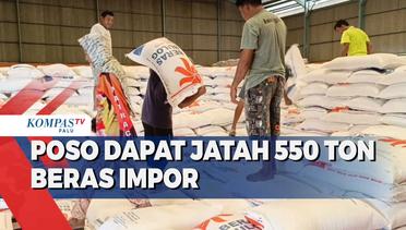 Jatah Beras Impor Poso 550 Ton
