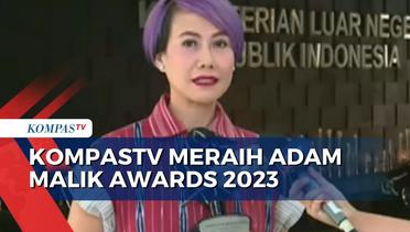Didapuk Sebagai Media TV Terbaik, KompasTV Meraih Penghargaan Adam Malik Awards 2023
