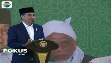 Hadiri Zikir Kebangsaan Bersama Para Ulama, Jokowi Sampaikan Hal Ini - Fokus Pagi
