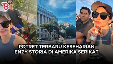 Tinggalkan dunia hiburan, begini potret keseharian Enzy Storia di Amerika yang makin rajin olahraga
