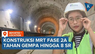 Menilik Konstruksi MRT Fase 2A, Konstruksi Tahan Gempa hingga 8 Skala Richter