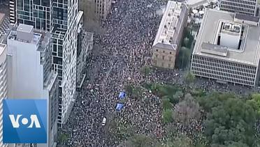 Thousands Rally for Action on Climate Change in Australia