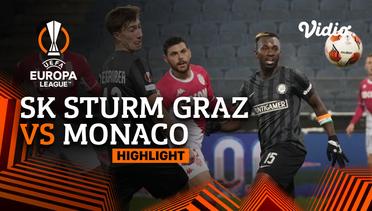 Highlight - SK Sturm Graz vs Monaco | UEFA Europa League 2021/2022