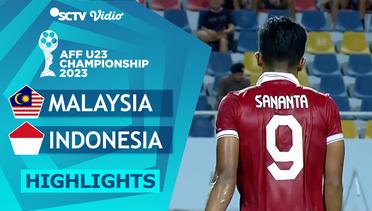 Highlights - Malaysia VS Indonesia | AFF U23 Championship 2023