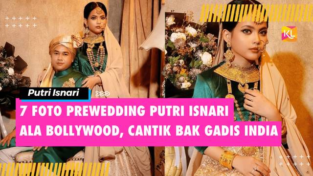 7 Foto Prewedding Putri Isnari ala Bollywood, Cantik bak Gadis India