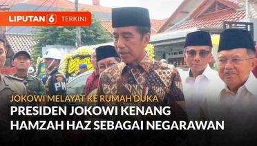 Jokowi Melayat ke Rumah Duka, Kenang Sosok Hamzah Haz sebagai Negarawan | Liputan 6