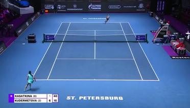 Match Highlight | Daria Kasatkina2 vs 1 Veronika Kudermetova | WTA St. Petersburg Ladies Trophy 2021
