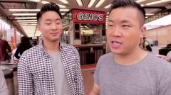 Fung Bros Food - Best Philly Cheesesteak In The World? (Pat's Vs Geno's)