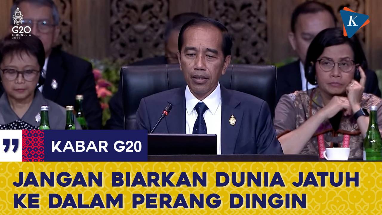 Jokowi Ingatkan Agar Jangan Sampai Dunia Jatuh Dalam Perang Dingin Selanjutnya Kompascom Vidio 