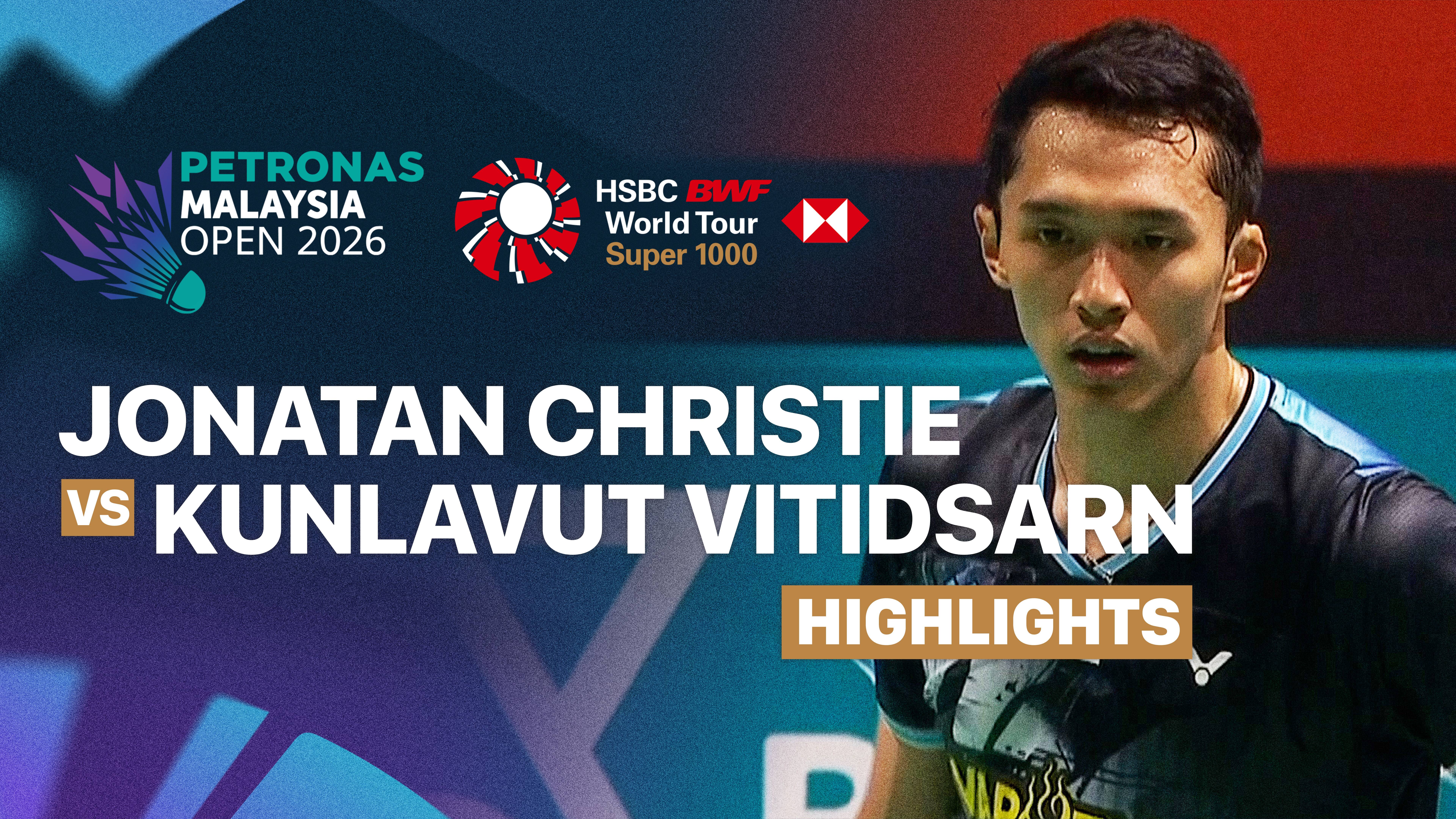 Jonatan Christie (INA) vs Kunlavut Vitidsarn (THA) - Men's Singles Semifinals | PETRONAS Malaysia Open 2026