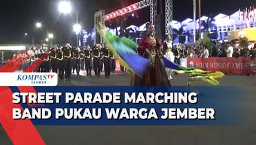 Street Parade Marching Banddi Jember Diikuti9 Negara