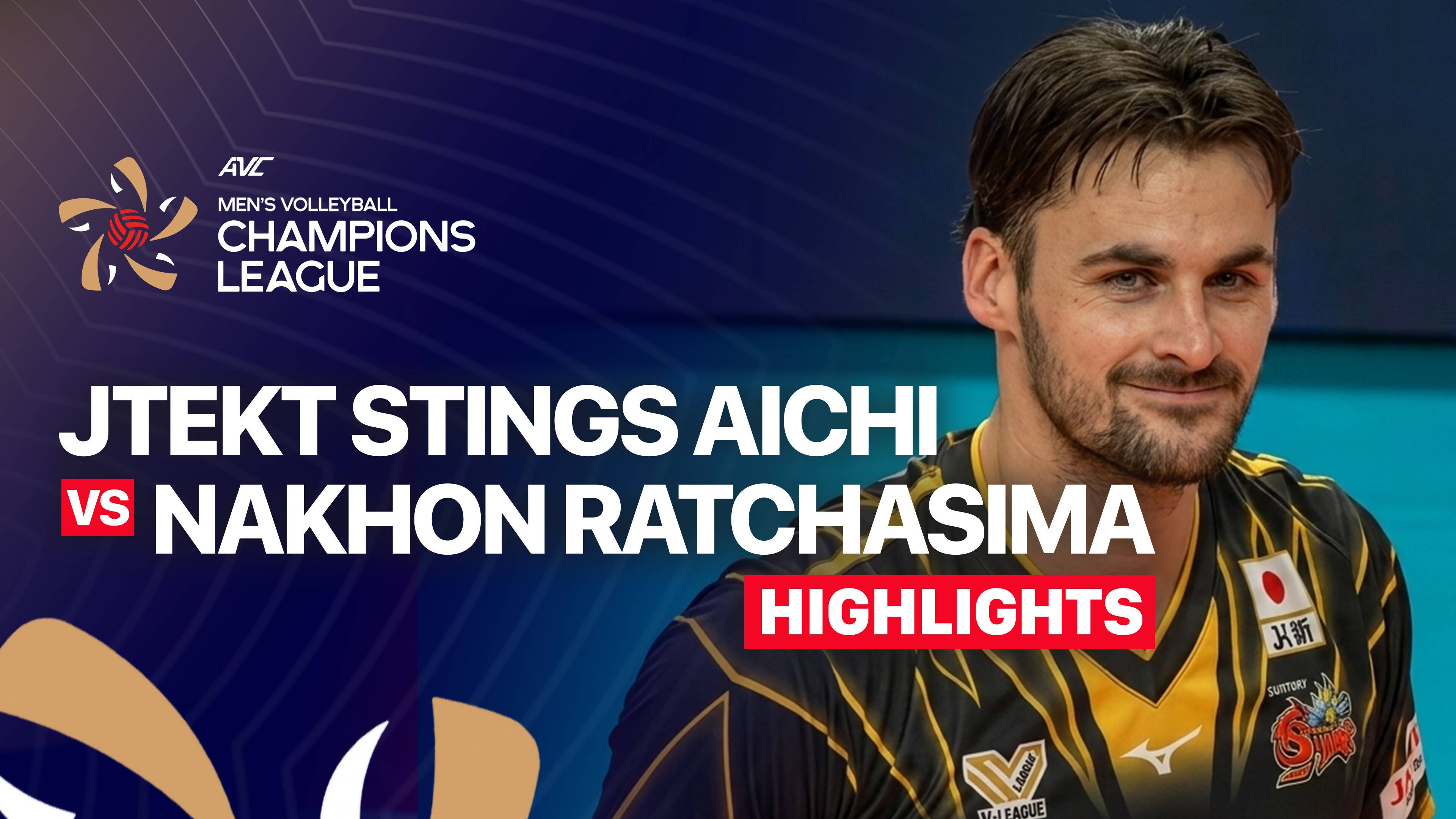 Jtekt Stings Aichi vs Nakhon Ratchasima QminC Men
