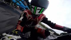 helmet cam GOPRO latihan Road Race menggunakan honda blade 125