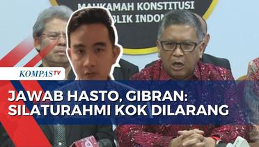 Gibran Jawab Hasto soal PDIP Tutup Pintu Silaturahmi untuk Jokowi