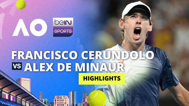 Francisco Cerundolo (ARG) vs Alex de Minaur (AUS) - Highlights | Australian Open 2025