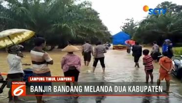2 Kabupaten di Lampung Diterjang Banjir Bandang - Liputan6 Petang Terkini