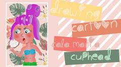Menggambar Kartun Cala Maria "Cuphead"