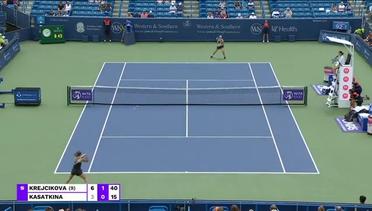 Match Highlights | Barbora Krejcikova 2 vs 0 Daria Kasatkina | WTA Western & Southern Open 2021