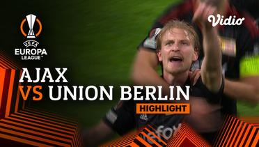 Highlights - Ajax vs Union Berlin | UEFA Europa League 2022/23