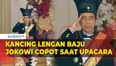 Momen Kancing Lengan Baju Jokowi Copot saat Upacara HUT ke-78 RI di Istana