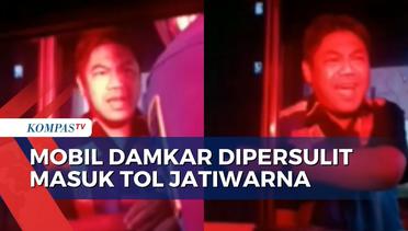 Viral Mobil Damkar Dipersulit Masuk Tol Jatiwarna, PIhak Jasa Marga Minta Maaf!