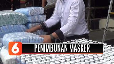 Polisi Tangkap Penimbun Puluhan Ribu Masker di Bogor