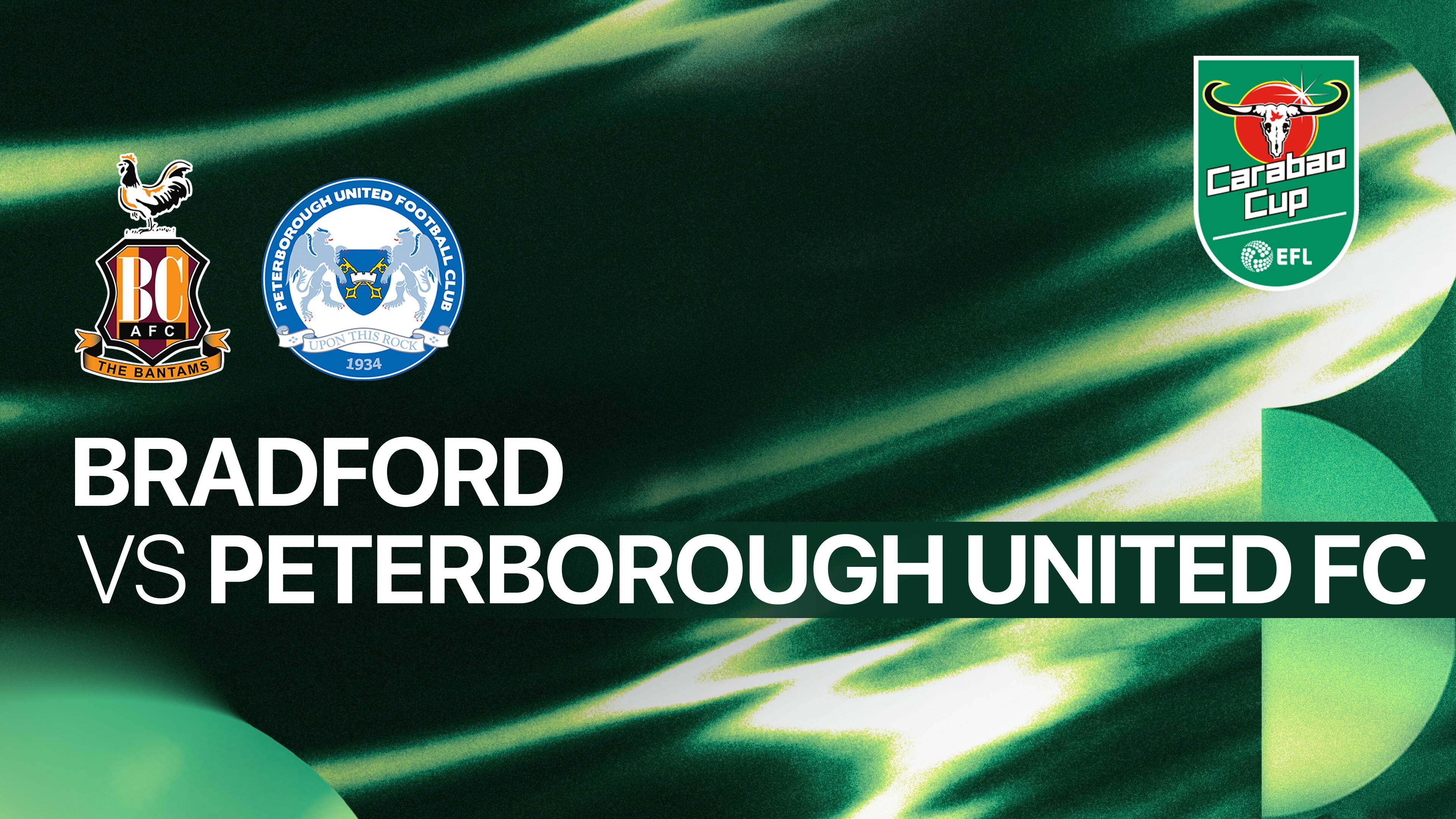 Bradford City AFC vs Peterborough United FC