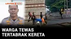 Lalai saat Menyeberang Rel, Pria Tewas Tertabrak Kereta di Cimahi | Liputan 6