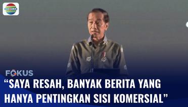 Hari Pers Nasional 2023, Presiden Jokowi Resah Akan Berita yang Pentingkan Sisi Komersial | Fokus