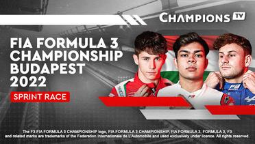 FIA Formula 3 Championship Budapest 2022: Sprint Race
